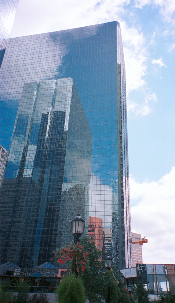 Mirrored Cityscape